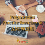 Prepositions Practice Exercises and Answers