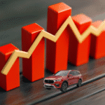 IELTS Writing Task 1 Bar Chart Practice – Car Ownership in the UK, Japan, and Brazil (1990–2020)